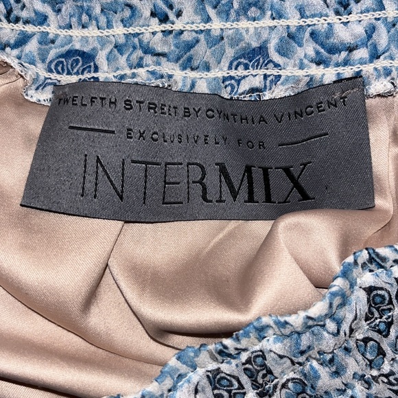 Twelfth Street by Cynthia Vincent Blue Ruffled Mini Skirt - Picture 7 of 7